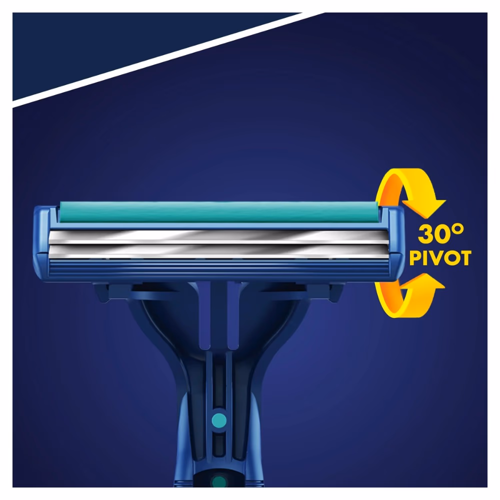 Gillette Blue 2 Plus Pivot Razors 5s 2