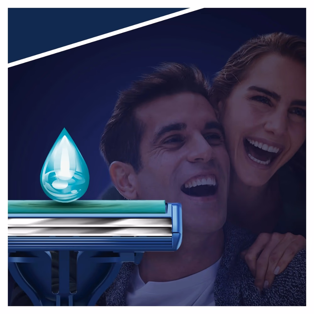 Gillette Blue 2 Plus Pivot Razors 5s 5