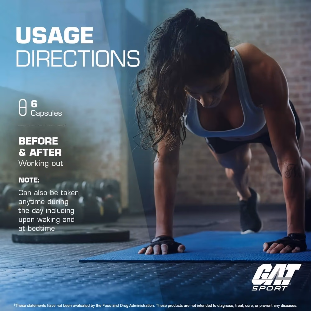 GAT BCAA Powder 250GM 4
