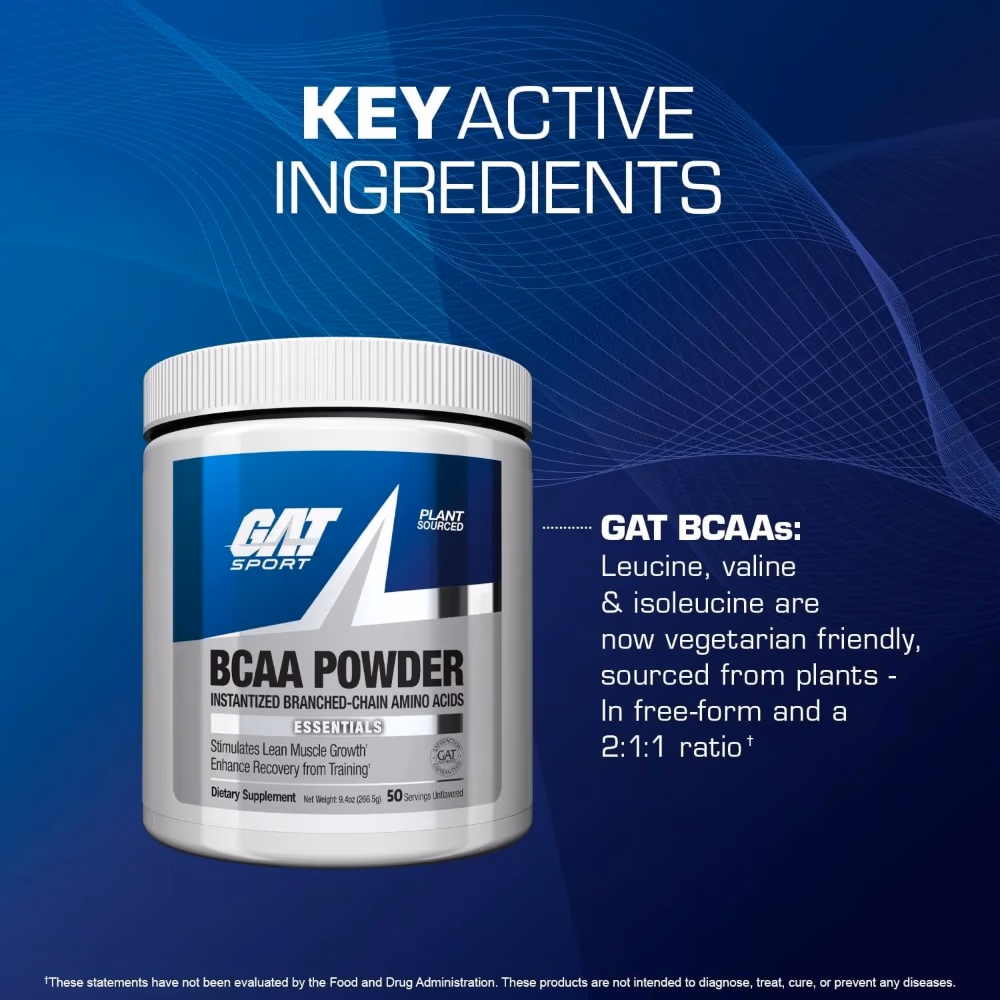GAT BCAA Powder 250GM 5