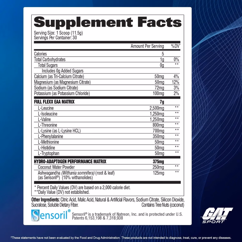  GAT Flex EAA Hydration Fruit Punch - 30Servings  5