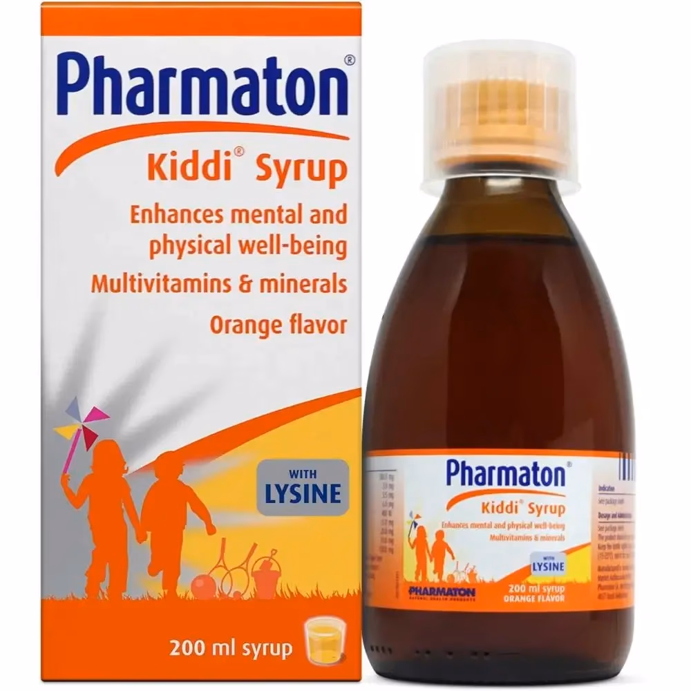 KIDDI PHARMATON SYRUP 200ML 3