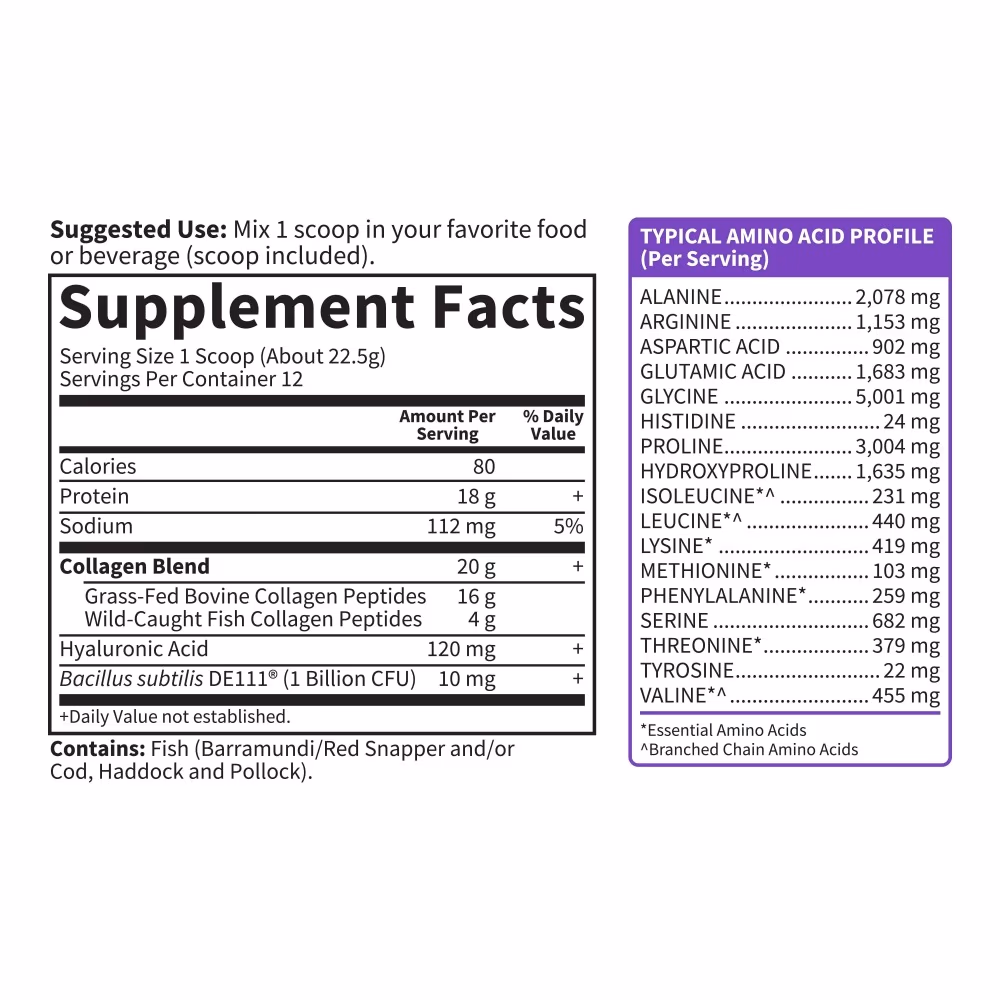 Garden of Life Collagen Hyaluronic Acid 270g Unflavored 2