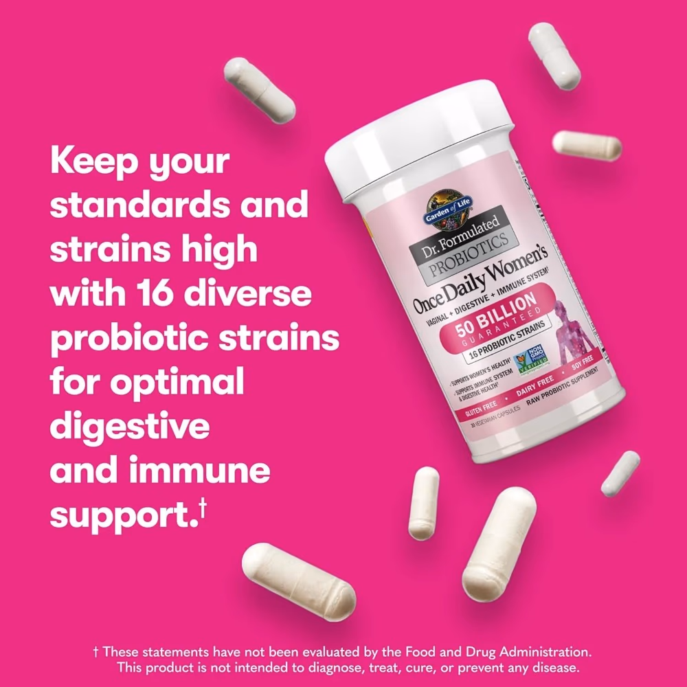Garden of Life Dr. Formulated Probiotics Once Daily Women 50 Billion 30  5