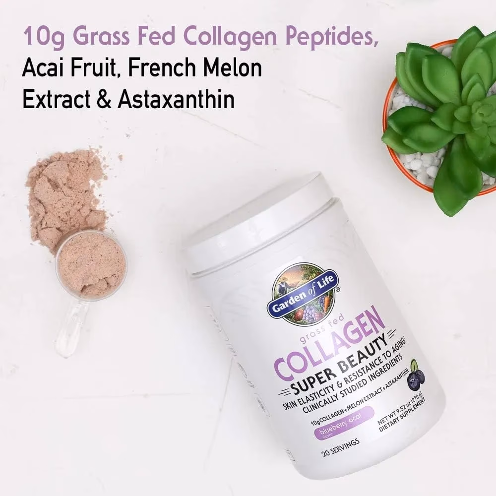 Garden of Life GF Collagen Super Beauty 270g Blueberry Acai 4