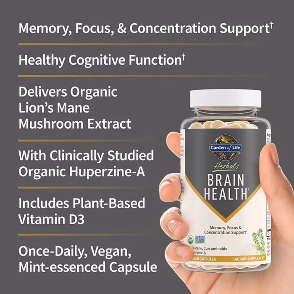 Garden of Life Herbals Brain Health 30 Veg Caps 2