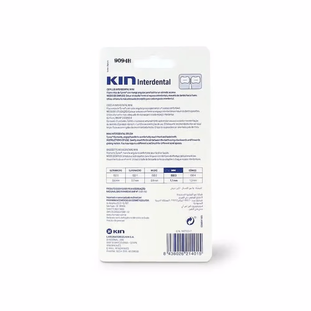 KIN Interdental Brushes 1.1MM 6S 2