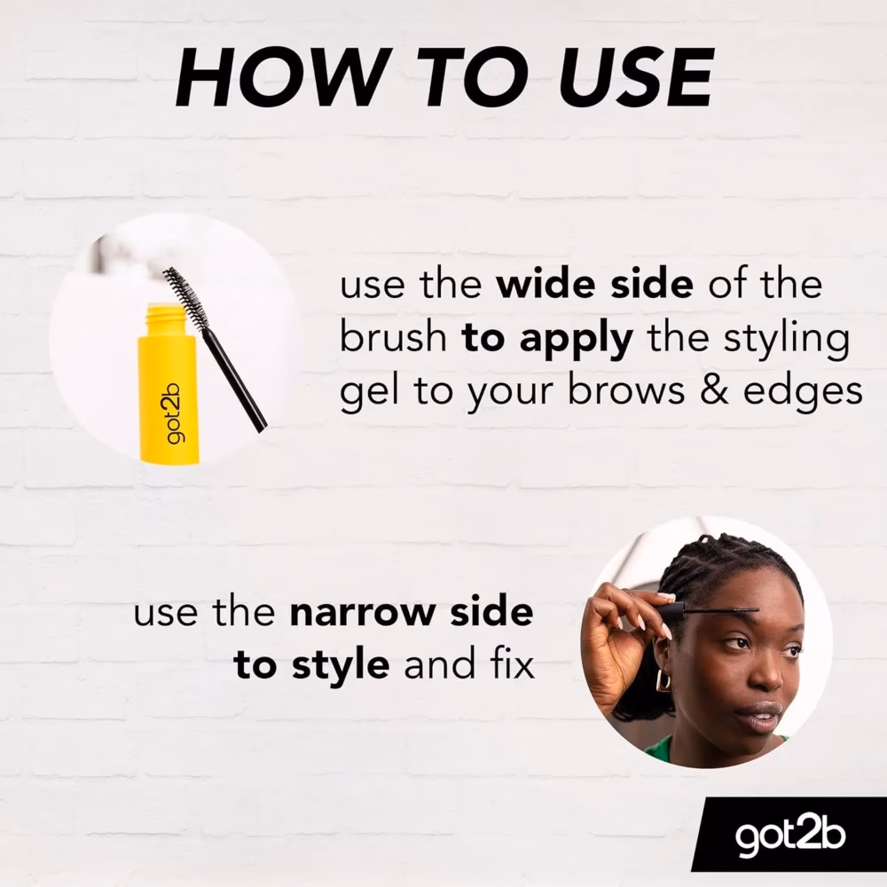 Got2B Glued for Brows & Edges 2-in-1 Wand Eyebrow Gel 3