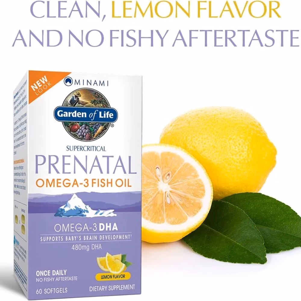 Garden of Life Prenatal Omega-3 Fish Oil Softgels 60s 5