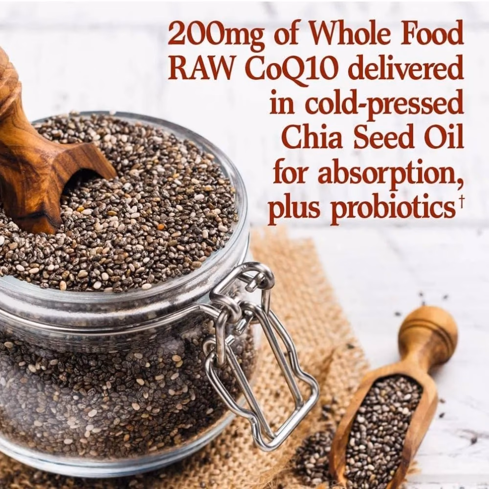 Garden of Life Raw CoQ10 200mg 60 Vegan Capsules 4