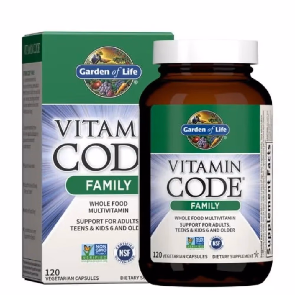  Garden of Life Vitamin Code Family 120 Vegetarian Capsules 2