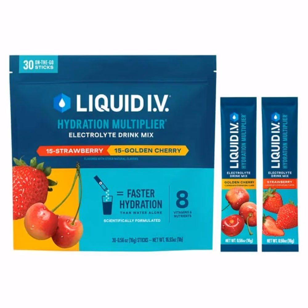 Liquid IV Hydration Multiplier Cherry Strawberry - 30 Sachets 3