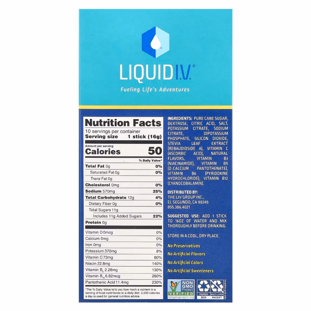 LI Hydration Multiplier Lemon Lime Pack 10s 3