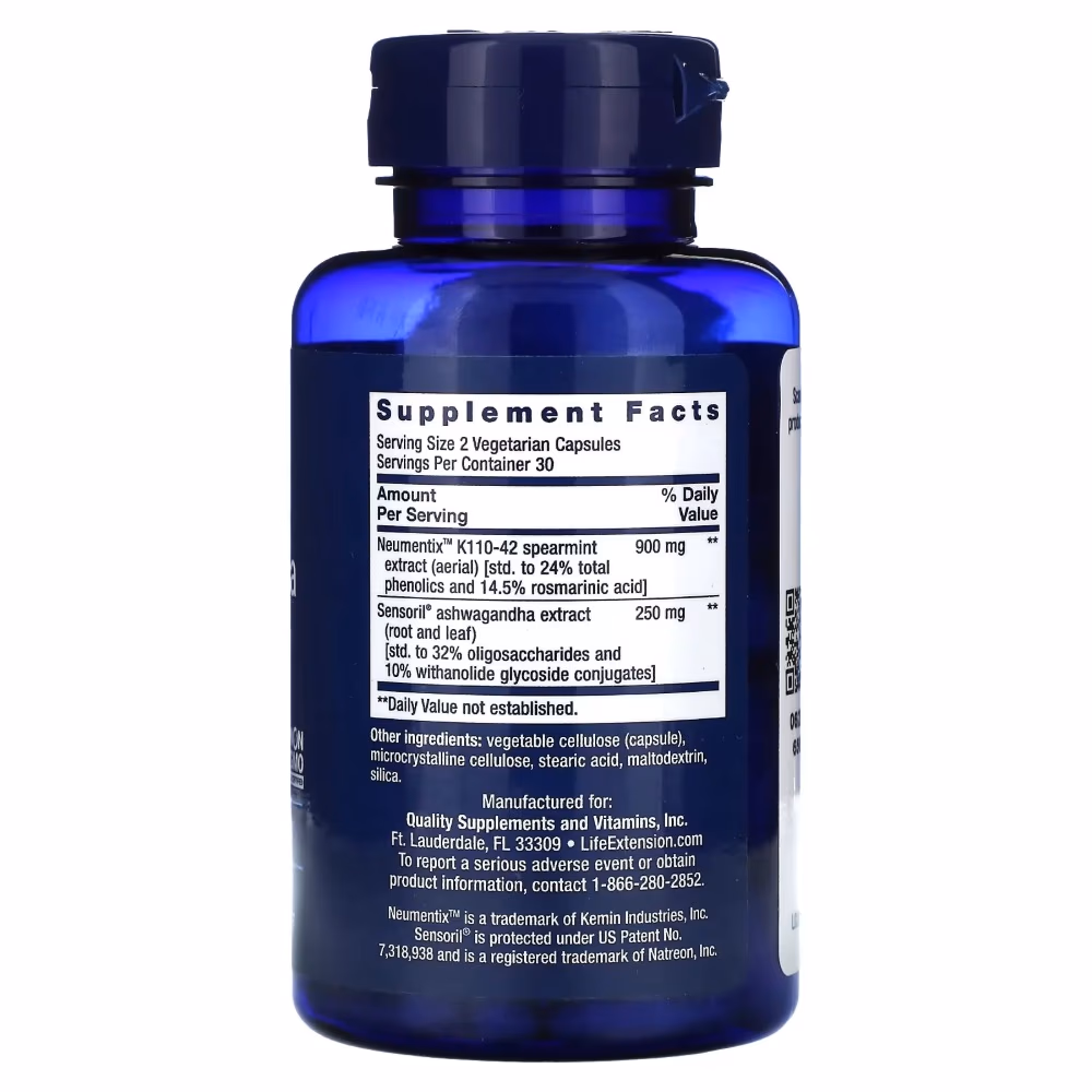 Life Extension Ashwagandha Plus 60 Veg Capsules 2