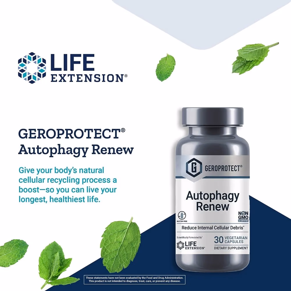 Life Extension Autophagy Renew 30 Veg Capsules 2