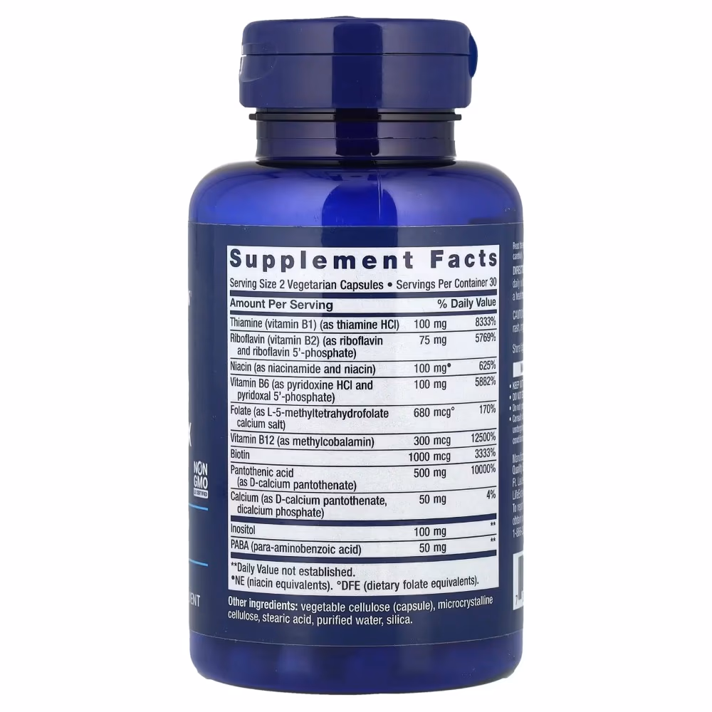 Life Extension BioActive Complete B-Complex V. Cap 60s 3