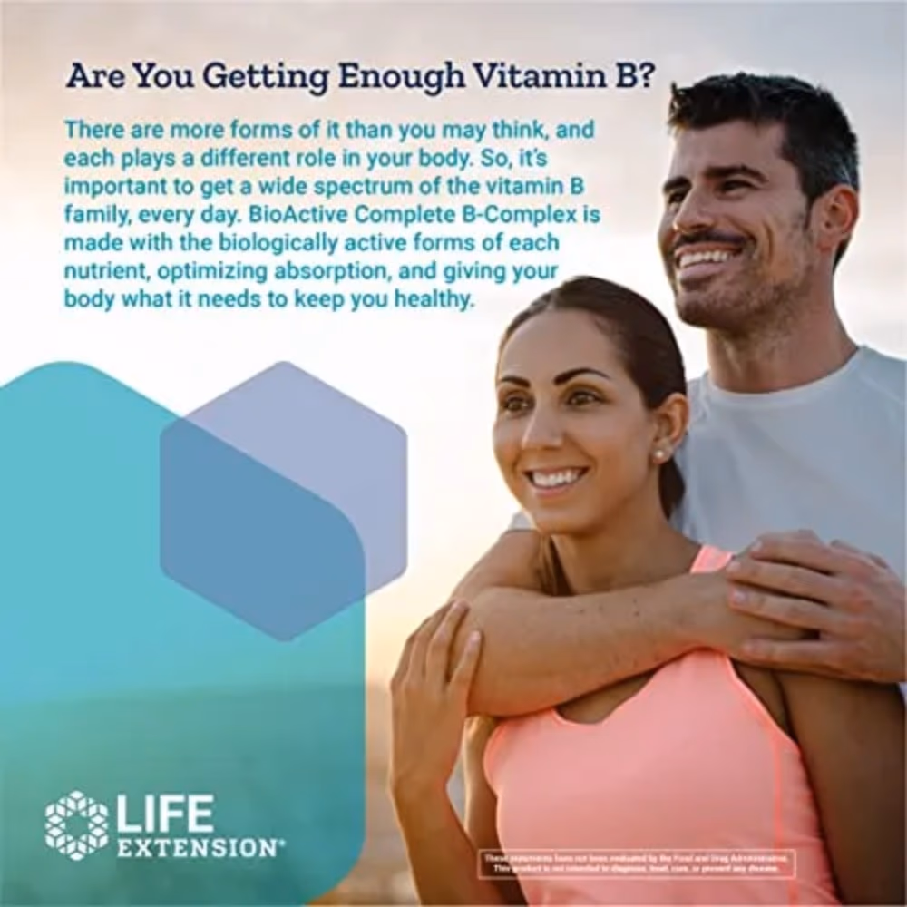 Life Extension BioActive Complete B-Complex V. Cap 60s 2
