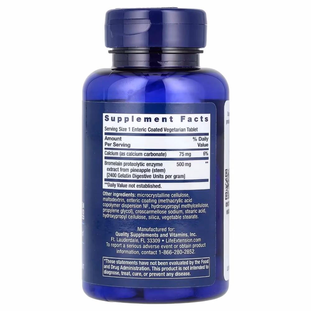 Life Extension Bromelain 500mg 60 Tabs 5