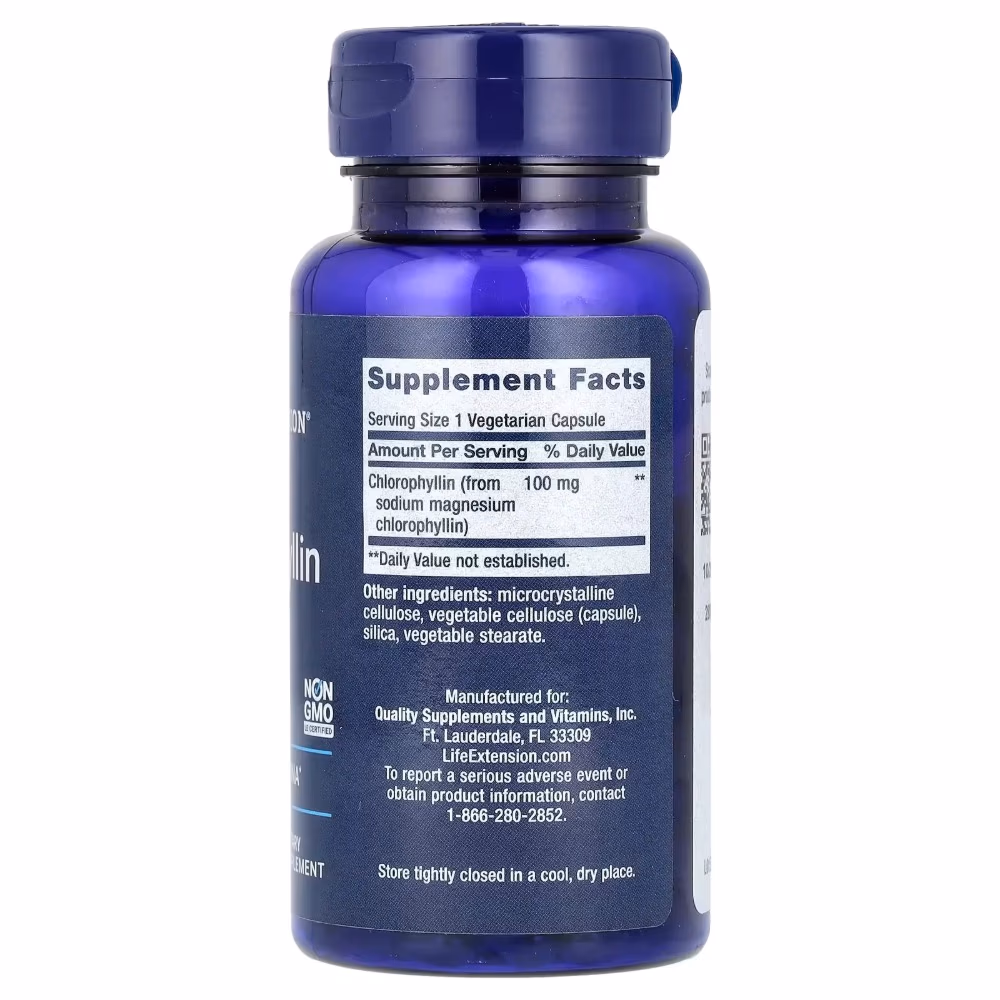 LIFE EXT CHLOROPHYLLIN 100MG 100 CAPS 2