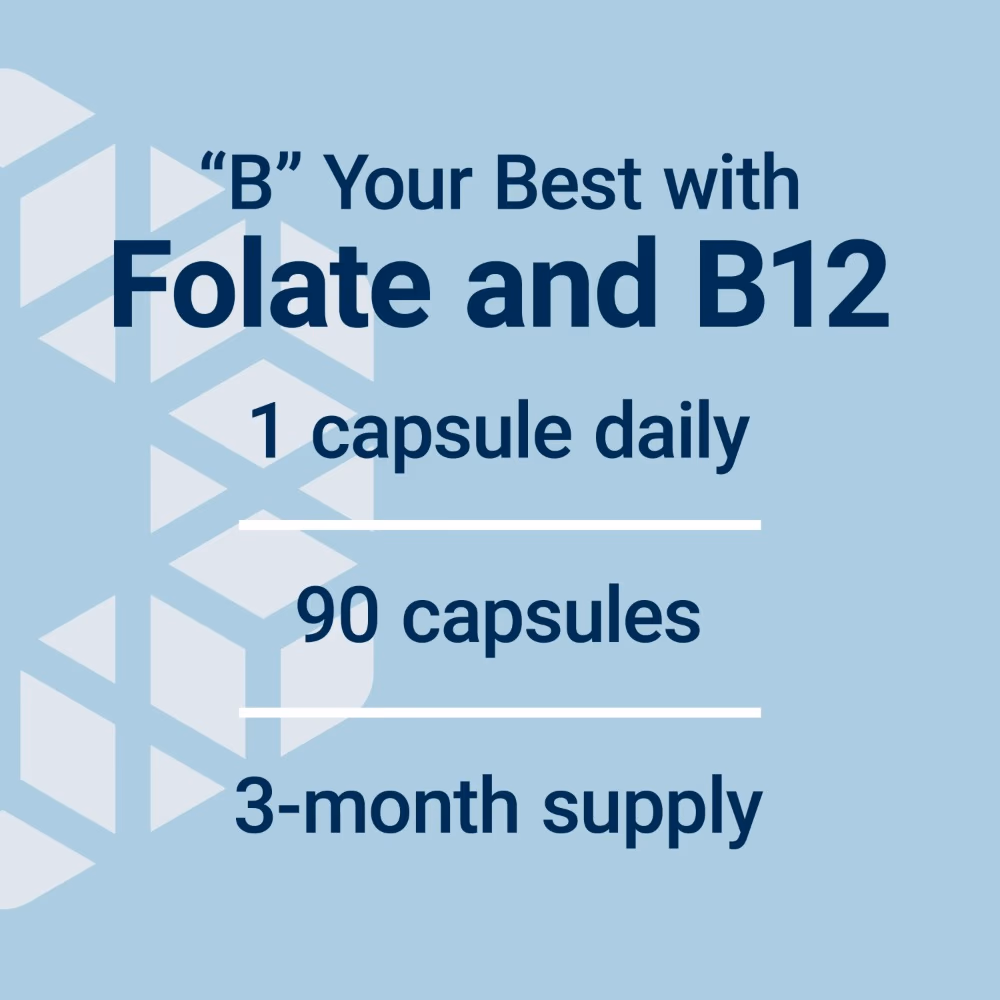  Life Extension Folate & Vitamin B12 90 Veg Caps 2