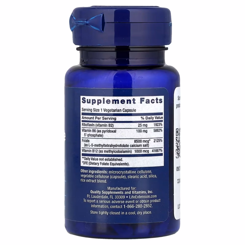 Life Extension Homocysteine Resist V Capsules 60s 3