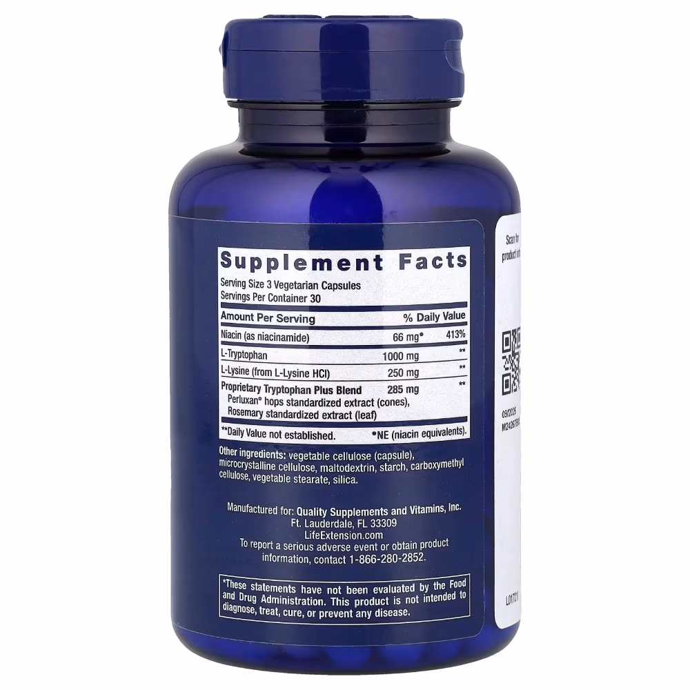 Life Extension Optimized Tryptophan Plus 90 Caps     2