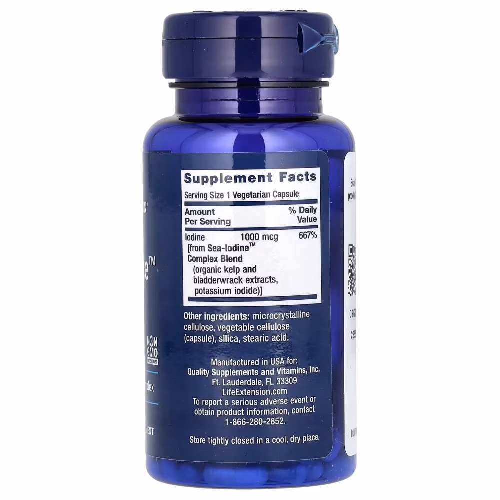 Life Extension Sea Iodine 1000mg 60 Caps 2