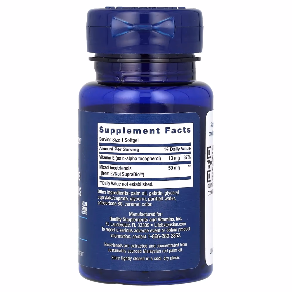 Life Extension Super Absorbable Tocotrienols Softgels 60s 2