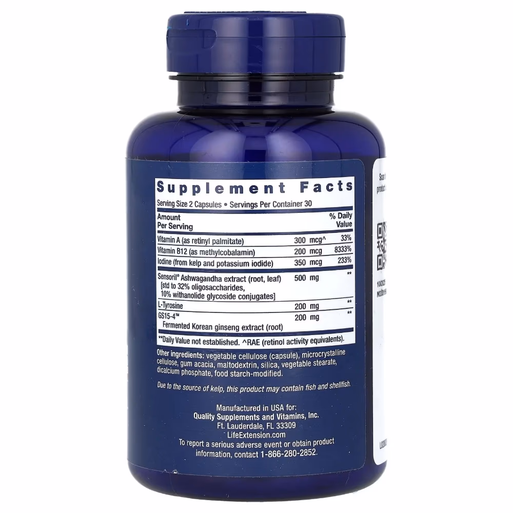 Life Extension Thyroid Support Complex 60 Capsules 2