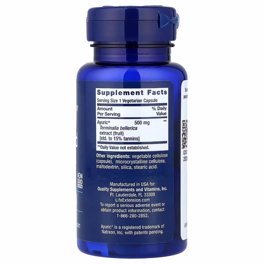 Life Extension Uric Acid Control 60 Veg Caps 2