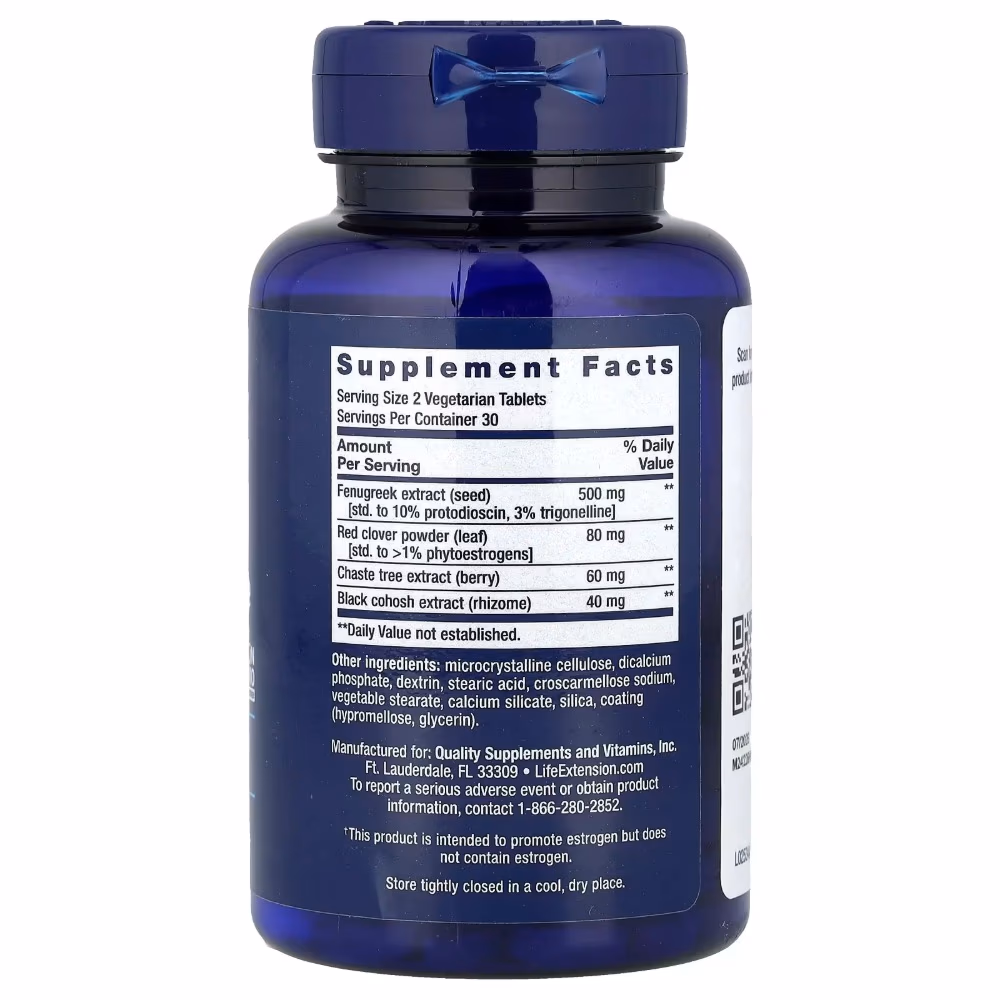 Life Extension Women's Health Estrogen Balance 60 Tabs 2