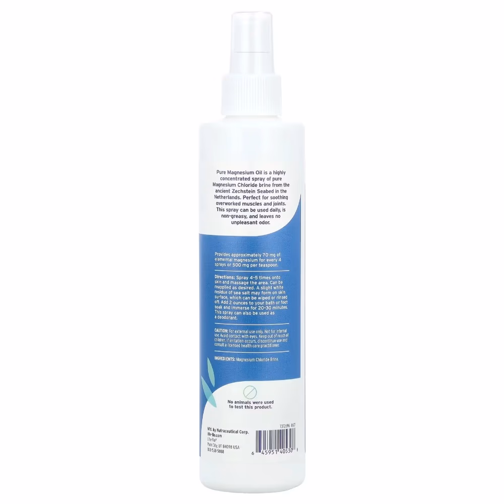  Life Flo Pure Magnesium Oil Spray 237ml 2