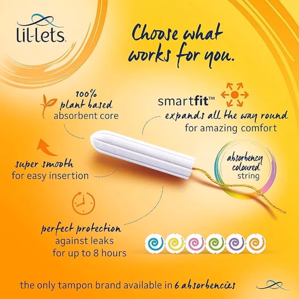 LIL LETS NON APPLICATOR TAMPONS REGULAR 16S 2