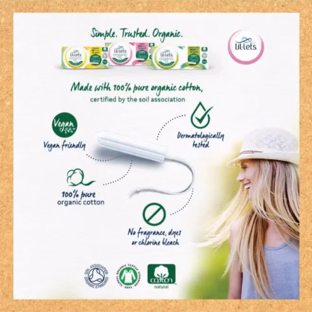  Lil Lets Organic Tampons Super 16s 3