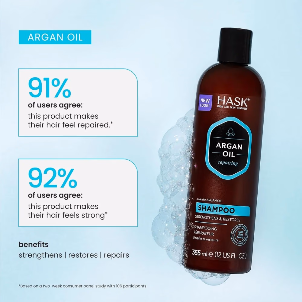 Hask Argan Oil Repairing Shampoo 100ml 5