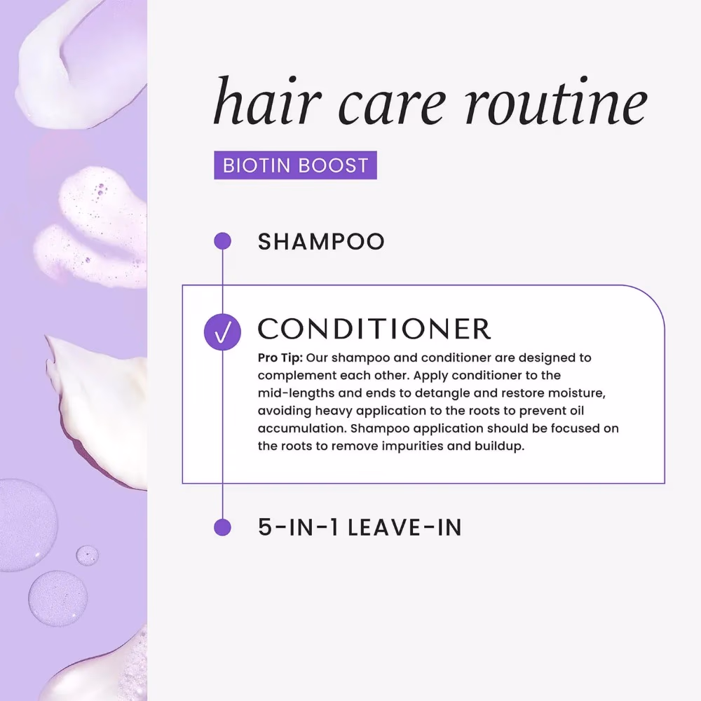 Hask Biotin Boost Thickening Conditioner 355 ml 2