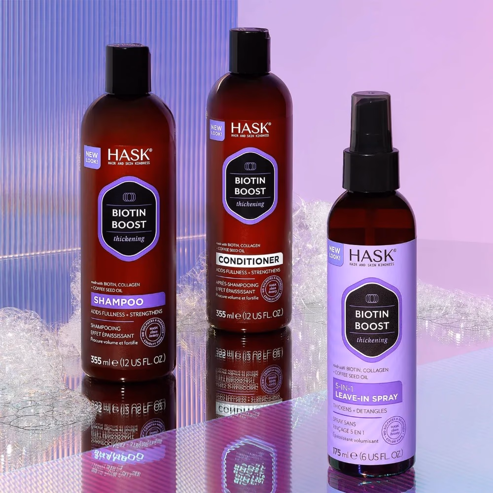 Hask Biotin Boost Thickening Conditioner 355 ml 3