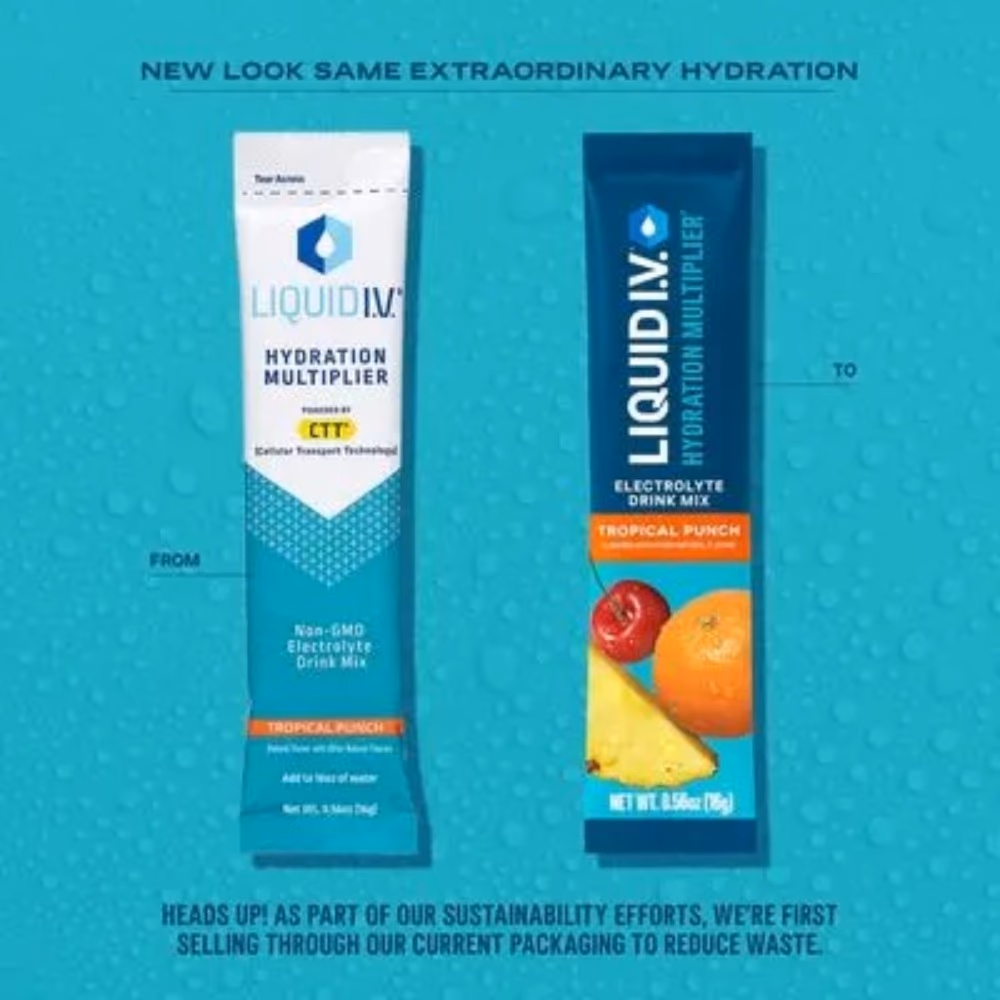 Liquid IV Hydration Multiplier Tropical Punch - 16Sachets 3