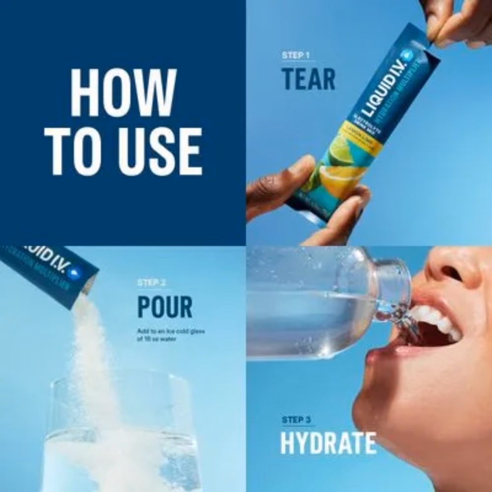 Liquid IV Hydration Multiplier Tropical Punch - 16Sachets 2