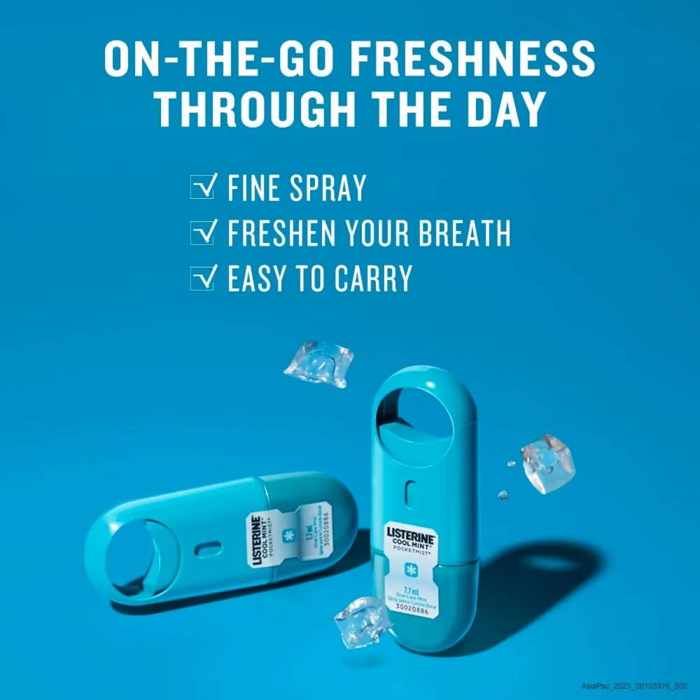  Listerine CoolMint Pocket Mist Spray 140S: 4