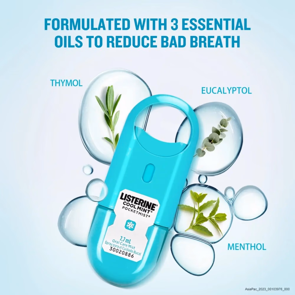  Listerine CoolMint Pocket Mist Spray 140S: 2