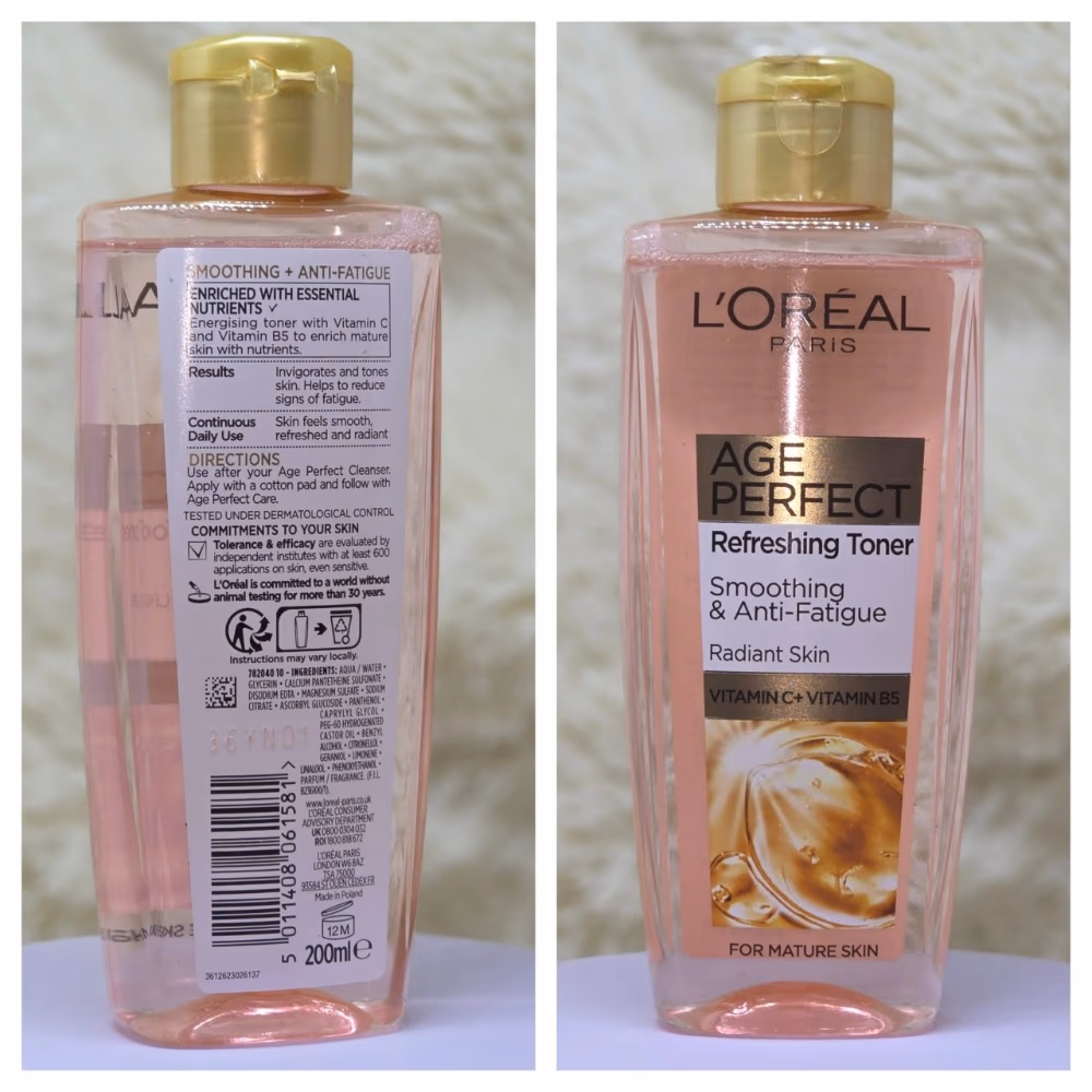 L'Oréal Age Perfect Refreshing Toner 200ml 2