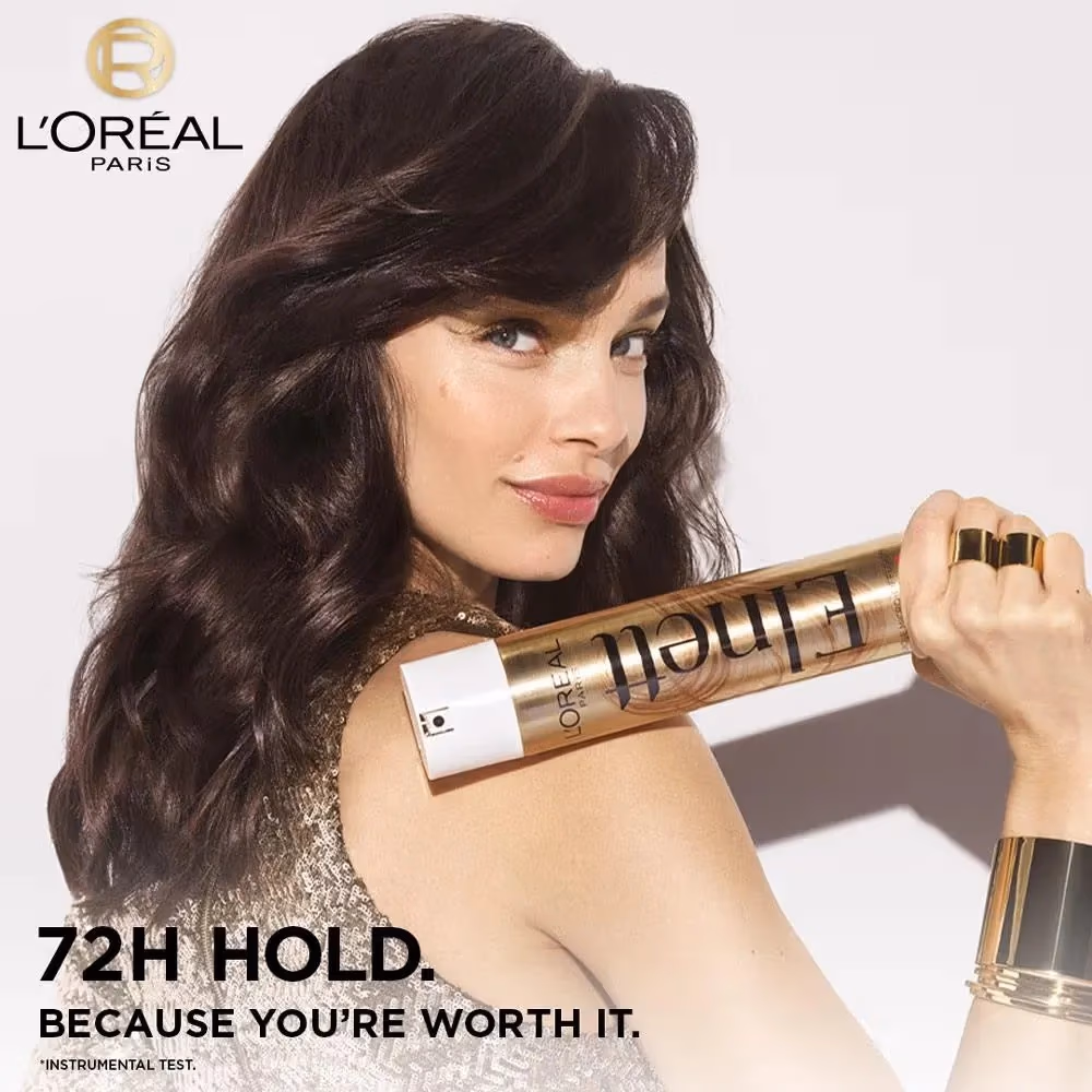 L'Oréal Elnett Strong Hold Damaged Hair Spray 300ml 2