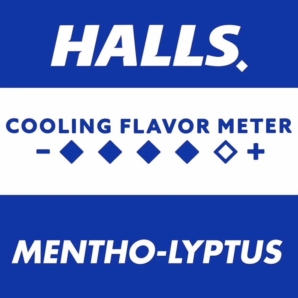 Halls Cough and Throat Relief Menthol Drops 30s 3