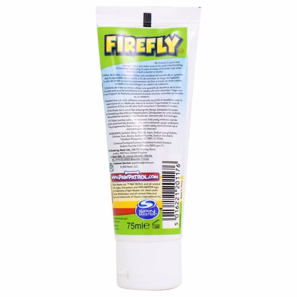 Firefly Toothpaste Paw Patrol 75ml 2