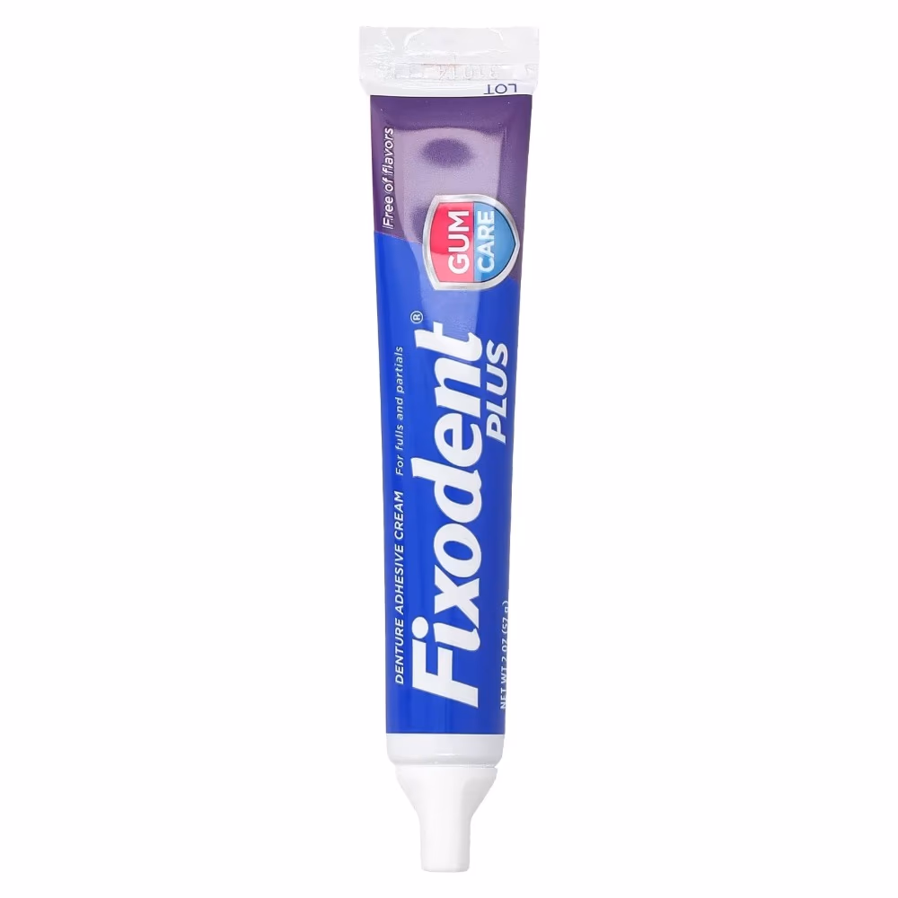 Fixodent Plus Gum Care Denture Adhesive Cream 57g 2