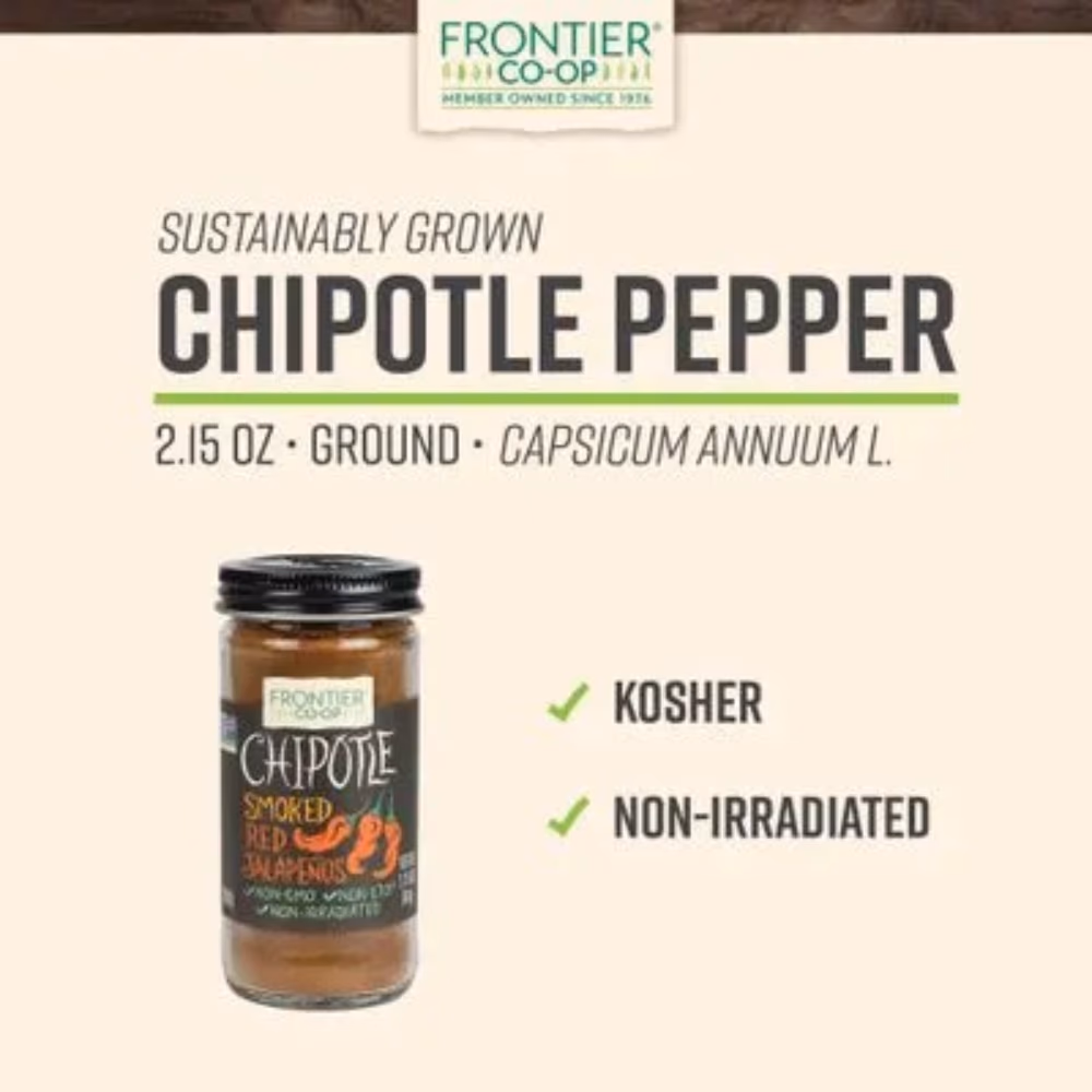 Frontier Chipotle Smoked Red Jalapenos 61g 2