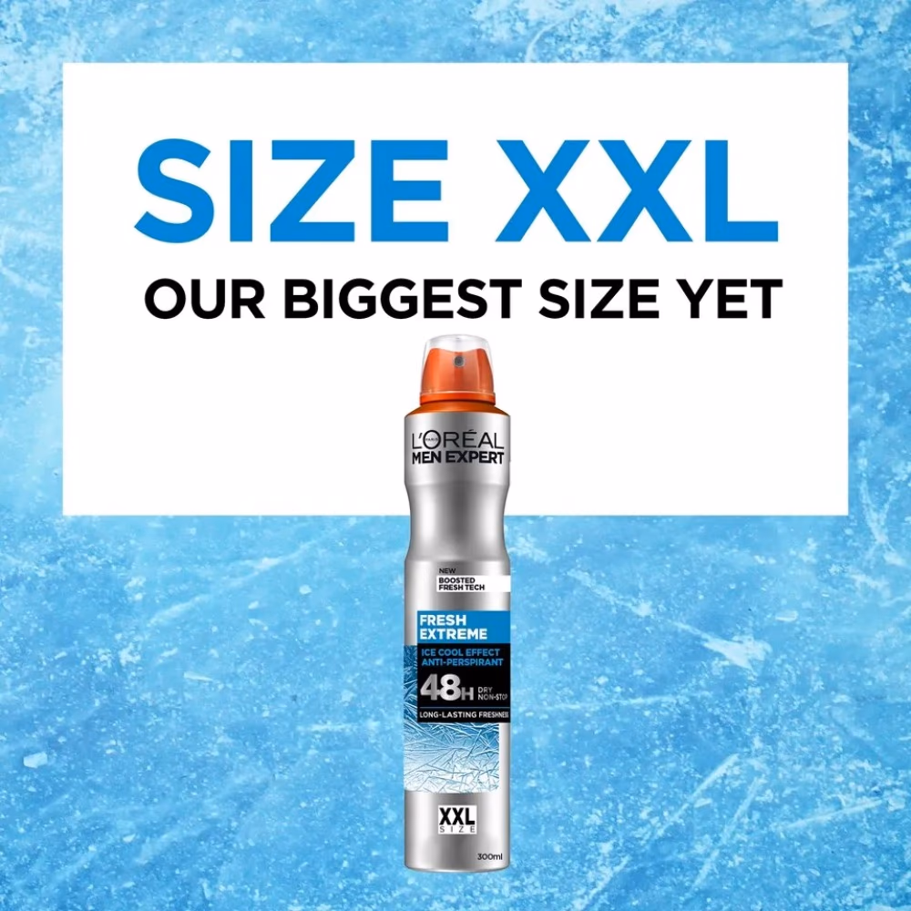 L'Oréal Men Expert Fresh Extreme Deodorant Spray 300ml 3