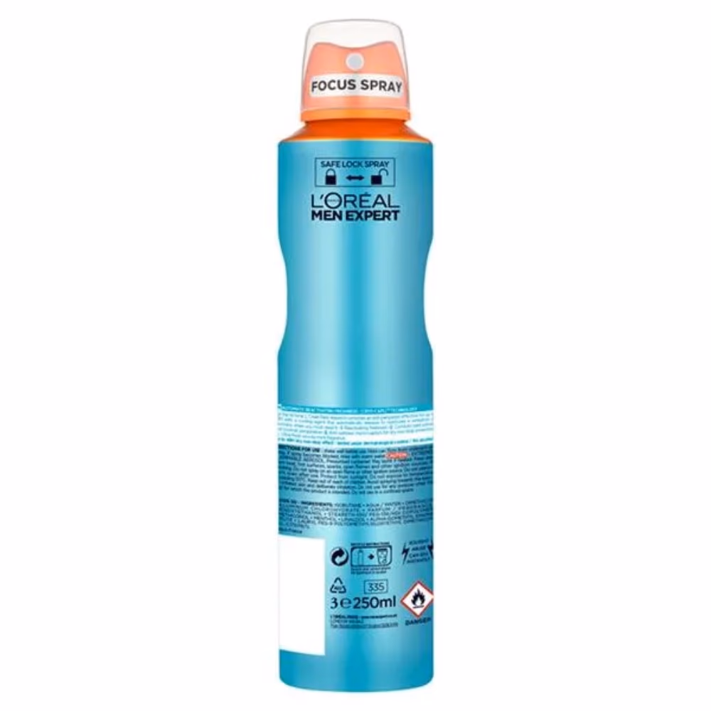 L'Oréal Men Expert Cool Power Deodorant Spray 250ml  2