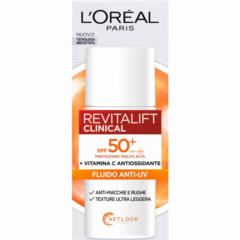 LOREAL REVITALIFT CLINICAL SPF50+ FLUID 50ML 2